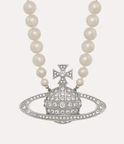 Necklaces|Classic Styles|Vivienne Westwood Man. Bas Relief Pearl Necklace