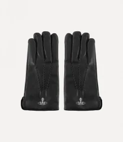Other Accessories|Other Accessories|Vivienne Westwood Man Classic Gloves BLACK - SILVER HW