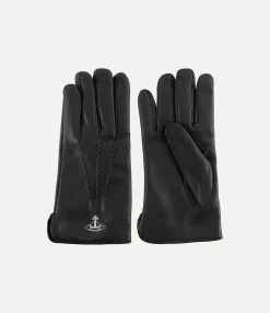 Other Accessories|Other Accessories|Vivienne Westwood Man Classic Gloves BLACK - SILVER HW