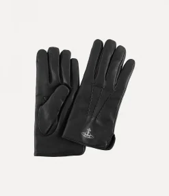 Other Accessories|Other Accessories|Vivienne Westwood Man Classic Gloves BLACK - SILVER HW