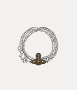 Bracelets|Vivienne Westwood Man. Laszlo Bracelet OXI BRASS/PLATINUM/LIGHT COLORADO TOPAZ Crystal
