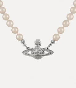 Necklaces|Classic Styles|Vivienne Westwood Man. Mini Bas Relief Pearl Necklace