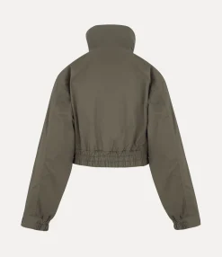 Coats And Jackets|Vivienne Westwood Memphis Cropped Bomber KHAKI