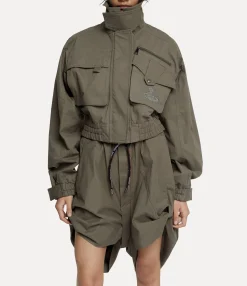 Coats And Jackets|Vivienne Westwood Memphis Cropped Bomber KHAKI