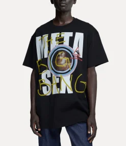 T-Shirts And Polos|Sweatshirts And T-Shirts|Vivienne Westwood Meta Sex Oversized T-shirt BLACK