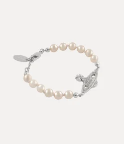 Classic Styles|Bracelets|Vivienne Westwood Mini Bas Relief Pearl Bracelet