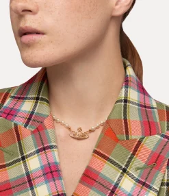 Necklaces|Classic Styles|Vivienne Westwood Mini Bas Relief Pearl Choker