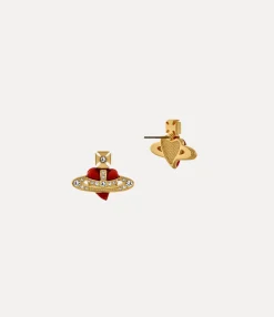 Classic Styles|Earrings|Vivienne Westwood New Diamante Heart Earrings