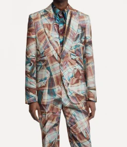 Coats And Jackets|Vivienne Westwood One Button Jacket MULTI TARTAN