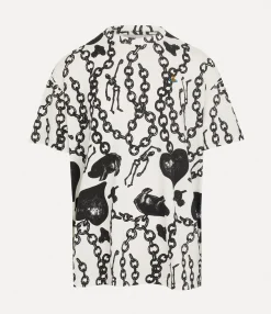 T-Shirts And Polos|Sweatshirts And T-Shirts|Vivienne Westwood Oversized T-shirt HEART CHAIN