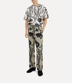 T-Shirts And Polos|Sweatshirts And T-Shirts|Vivienne Westwood Oversized T-shirt HEART CHAIN