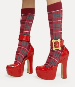Sandals|Platforms|Vivienne Westwood Portrait Sandal RED