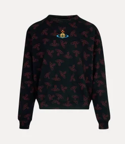 Knitwear And Sweatshirts|Vivienne Westwood Raglan Sweatshirt BLACK/RED