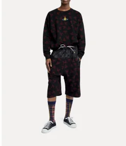 Knitwear And Sweatshirts|Vivienne Westwood Raglan Sweatshirt BLACK/RED