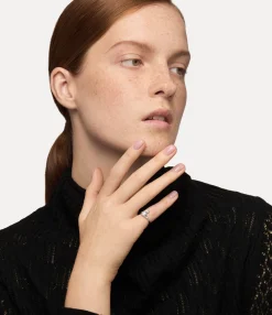 Rings|Classic Styles|Vivienne Westwood Reina Petite Ring PLATINUM / WHITE CZ