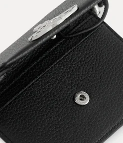 Wallets|Vivienne Westwood Re-vegan Grain Card Holder Strap