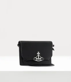 Wallets|Vivienne Westwood Re-vegan Grain Card Holder Strap