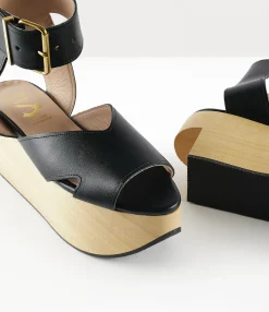 Sandals|Platforms|Vivienne Westwood Rocking Horse Pagan Sandal BLACK