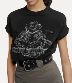 T-Shirts And Polos|Vivienne Westwood Safety Pin Orb Classic T-shirt BLACK