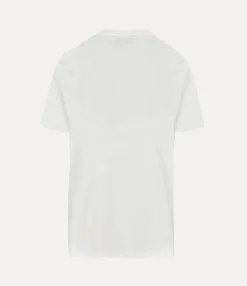 T-Shirts And Polos|Sweatshirts And T-Shirts|Vivienne Westwood Safety Pin Orb Classic T-shirt WHITE