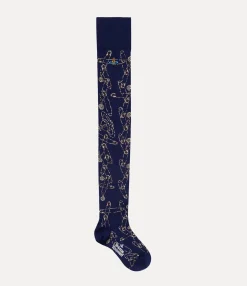 Socks|Socks And Tights|Vivienne Westwood Safety Pin Over The Knee Socks