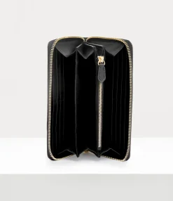 Wallets|Wallets And Purses|Vivienne Westwood Saffiano Biogreen Cl Zip Round Wallet