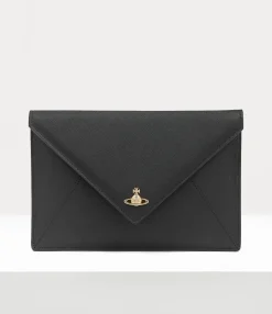 Clutches|Vivienne Westwood Saffiano Envelope Clutch