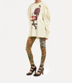 T-Shirts And Polos|Sweatshirts And T-Shirts|Vivienne Westwood Saint Honore Top RED CHAIR PRINT