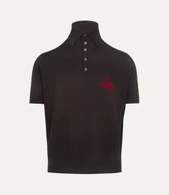 T-Shirts And Polos|Vivienne Westwood Sean Polo BROWN/BLACK