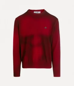 Knitwear And Sweatshirts|Vivienne Westwood Sean Round Neck Jumper RED/BLACK