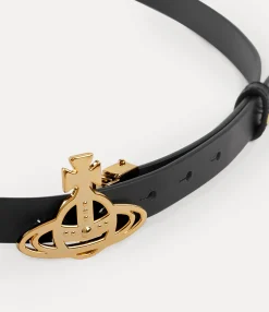 Belts And Harnesses|Belts And Harnesses|Vivienne Westwood Small Line Orb Buckle Belt