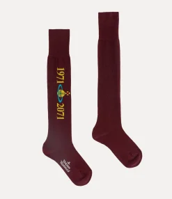 Socks|Socks And Tights|Vivienne Westwood Soccer High Sock BORDEAUX