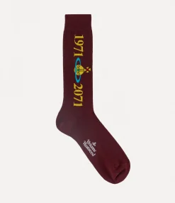 Socks|Socks And Tights|Vivienne Westwood Soccer Sock BORDEAUX