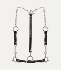 Belts And Harnesses|Belts And Harnesses|Vivienne Westwood Studs Belts Chain Harness BLACK