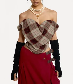 Tops And Shirts|Corsets|Vivienne Westwood Sunday Corset Top RED CHECK