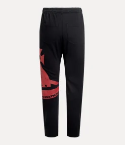 Trousers And Shorts|Vivienne Westwood Sunken Orb Football Trousers BLACK