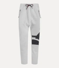Trousers And Shorts|Vivienne Westwood Sunken Orb Football Trousers GREY MELANGE