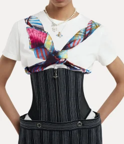 T-Shirts And Polos|Vivienne Westwood Tie Bondage Peru T-shirt WHITE