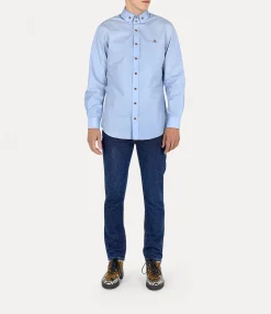 Shirts|Vivienne Westwood Two Button Krall Shirt BLUE