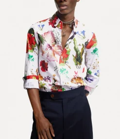 Shirts|Vivienne Westwood Two Button Krall Shirt FLOWERS