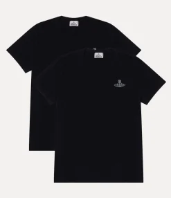 T-Shirts And Polos|Vivienne Westwood Two-Pack T-Shirt BLACK