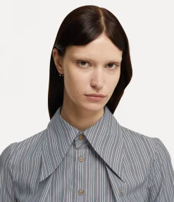 Tops And Shirts|Vivienne Westwood W Violin Shirt NAVY