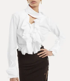 Tops And Shirts|Vivienne Westwood Wizard Frill Shirt WHITE