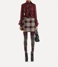 Tops And Shirts|Vivienne Westwood Wizard Frill Shirt RED SAFETY PINS