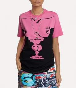 Sweatshirts And T-Shirts|Vivienne Westwood Woman Bust Classic T-shirt PINK