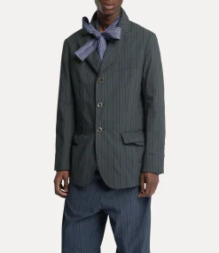 Coats And Jackets|Vivienne Westwood Wreck Jacket GREY STRIPES